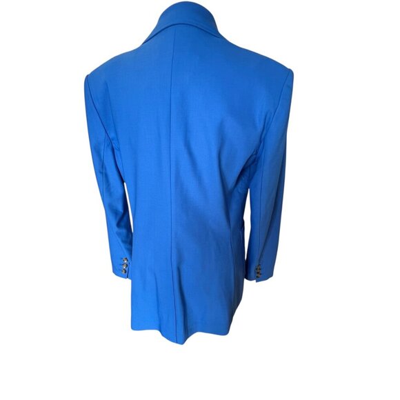 Banana Republic xHARBISON Blue Wool Blazer Size 12 - Picture 3 of 15